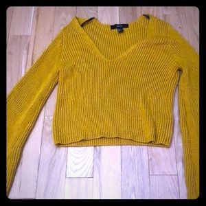 Forever 21 | Gold Sweater with Bell Sleeves